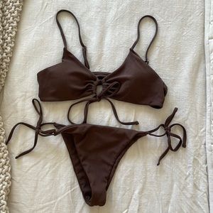 Brown SHEIN Bikini